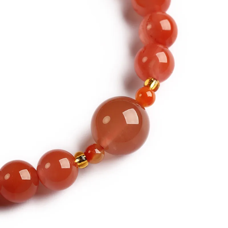 Phoenisess Southern Red Agate Bracelets Women's-3