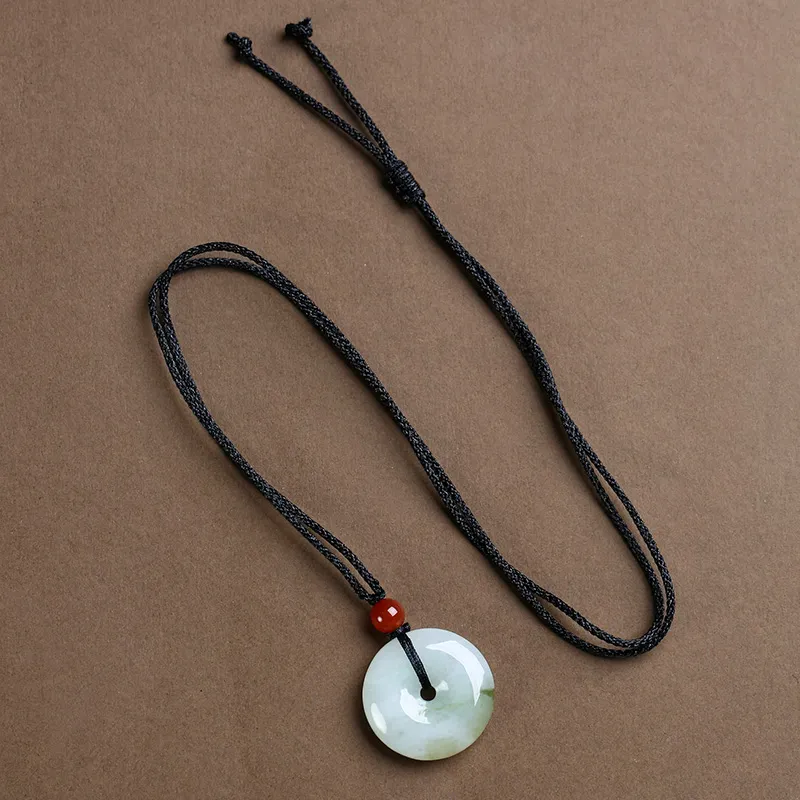 Phoenisess Bean Type Jadeite Pendants Unisex-4