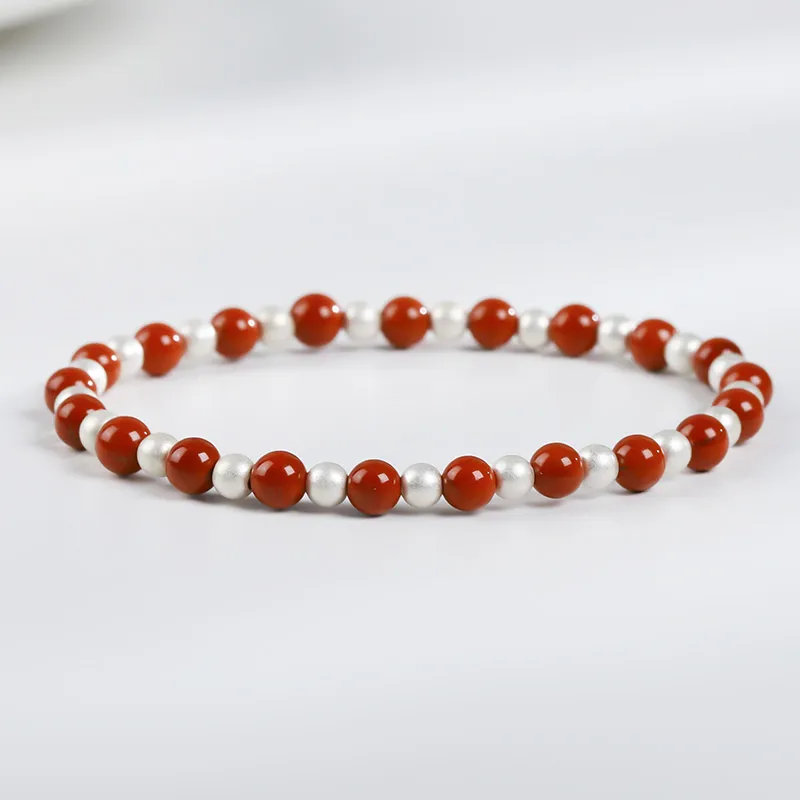 Phoenisess Southern Red Agate Bracelets Women's-3