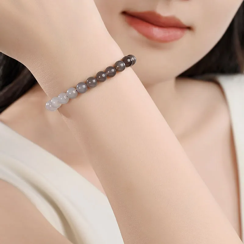 Phoenisess Bracelets Pale Greenish White Jade Women's-6