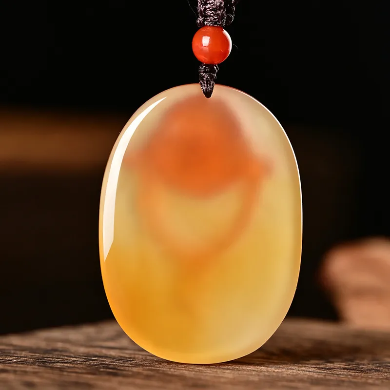 Phoenisess Chalcedony Necklaces Unisex-2