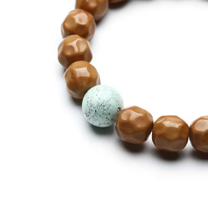Phoenisess Monkey Head Walnut Bracelets Unisex-4