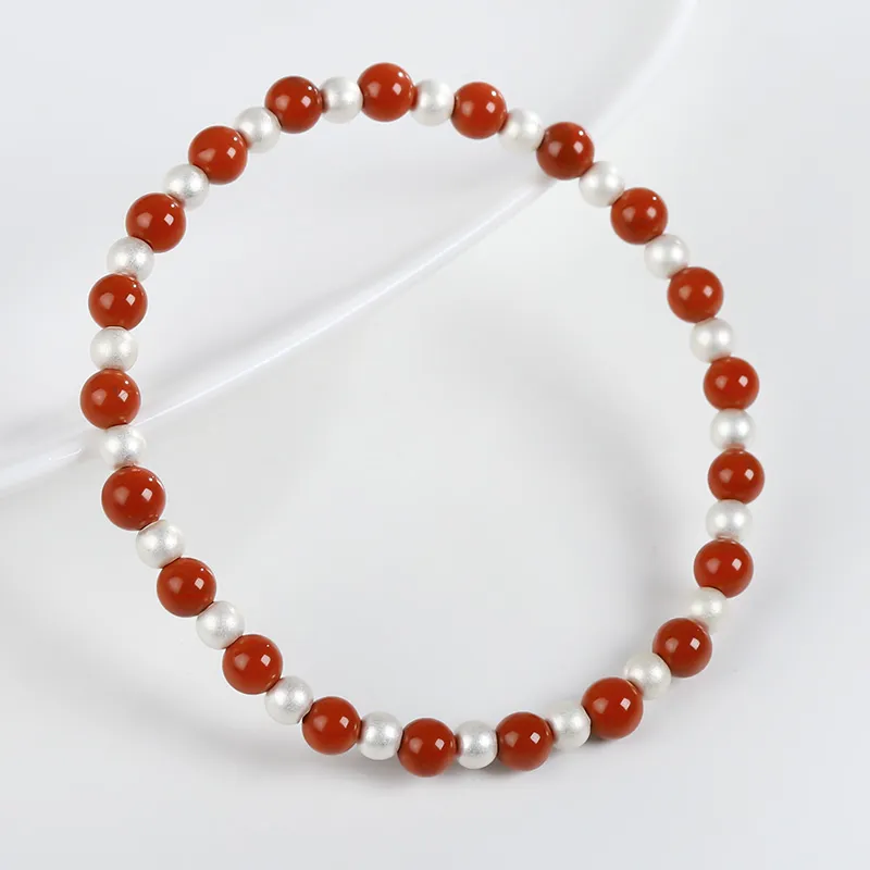 Phoenisess Southern Red Agate Bracelets Women's-2