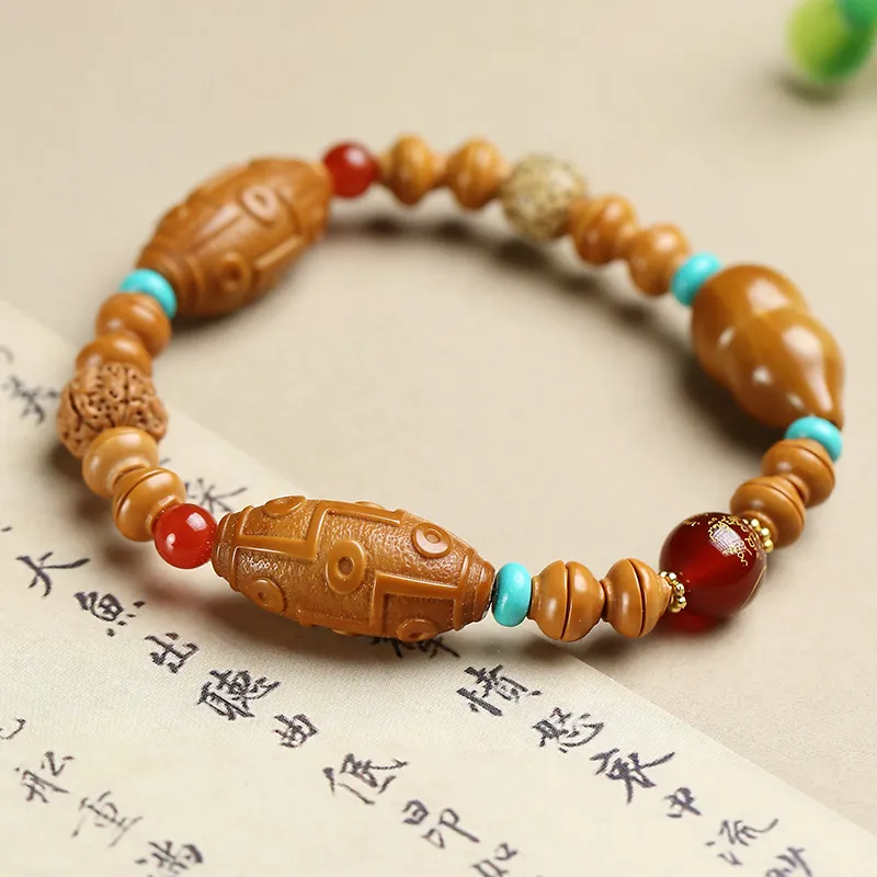 Phoenisess Olive Pit Bracelets Unisex-3