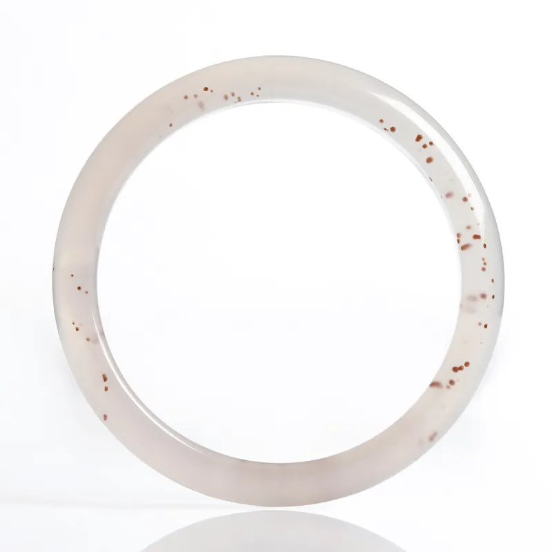 Phoenisess Natural Chalcedony Bangles Women's-7