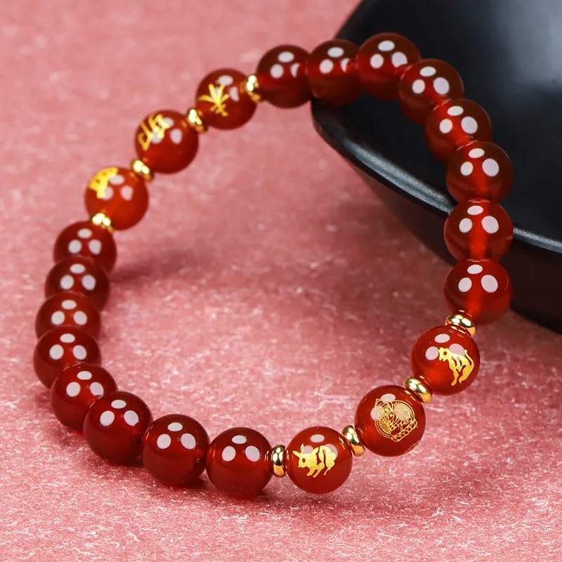 Phoenisess Agate Bracelets Unisex-24