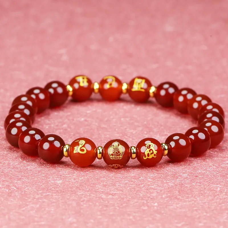 Phoenisess Agate Bracelets Unisex-37