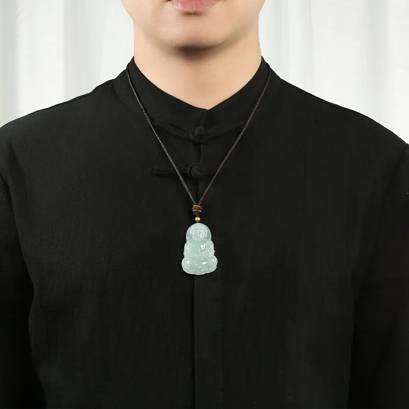 Phoenisess Ice Glutinous Necklaces Men's-4