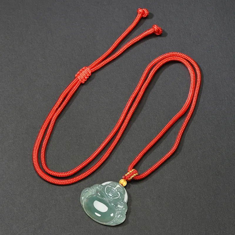 Phoenisess Glutinous Jade Necklaces Women's-46