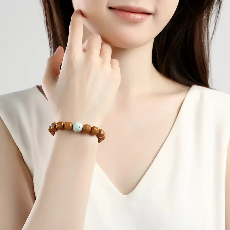 Phoenisess Monkey Head Walnut Bracelets Unisex-6