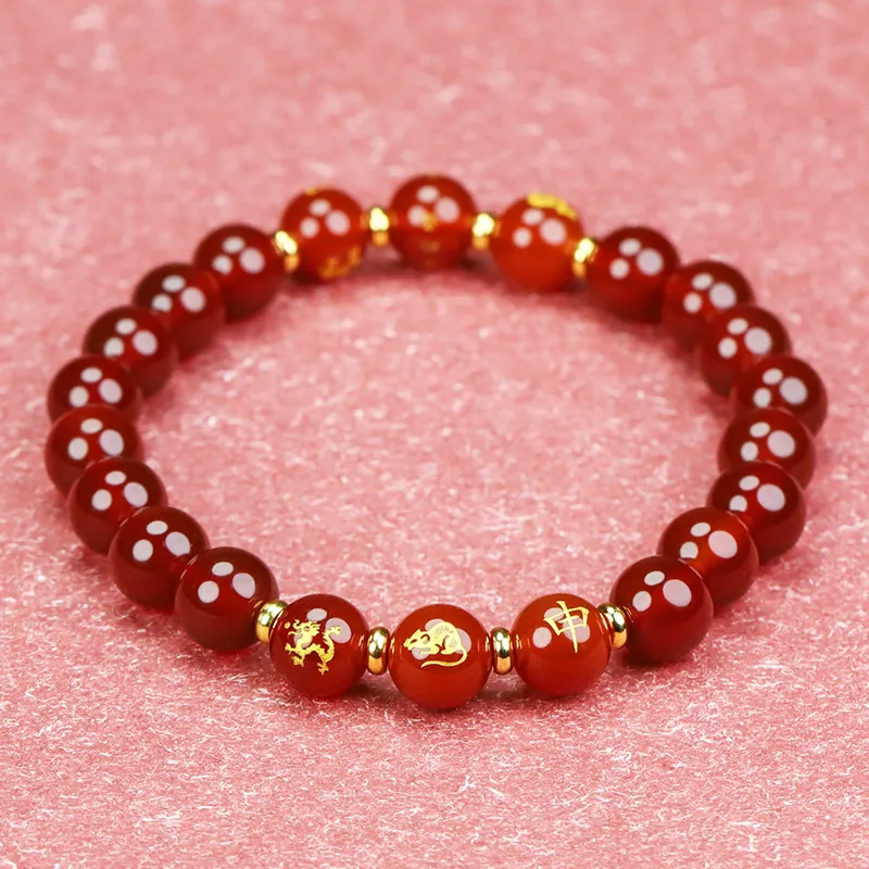 Phoenisess Agate Bracelets Unisex-5