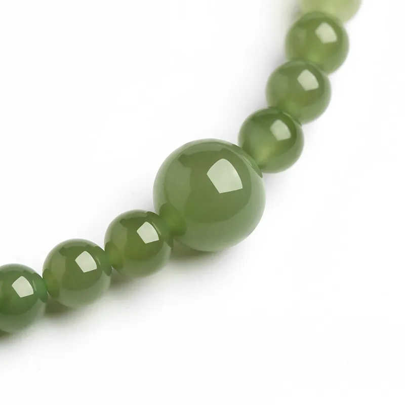 Phoenisess Hetian Jade Pale Greenish White Jade Unisex-3