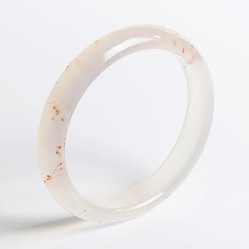 Phoenisess Natural Chalcedony Bangles Women's-9