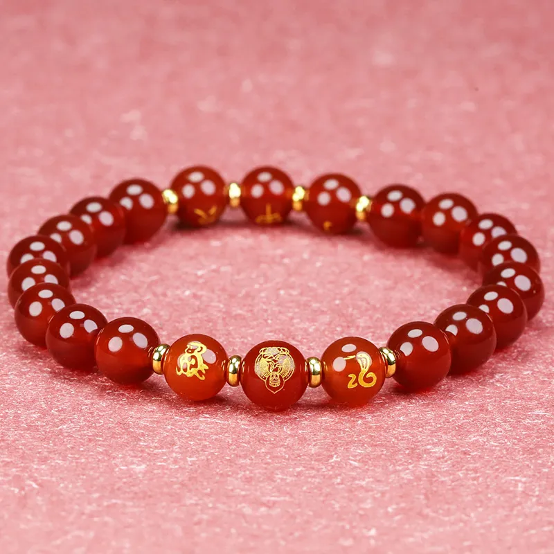 Phoenisess Agate Bracelets Unisex-58