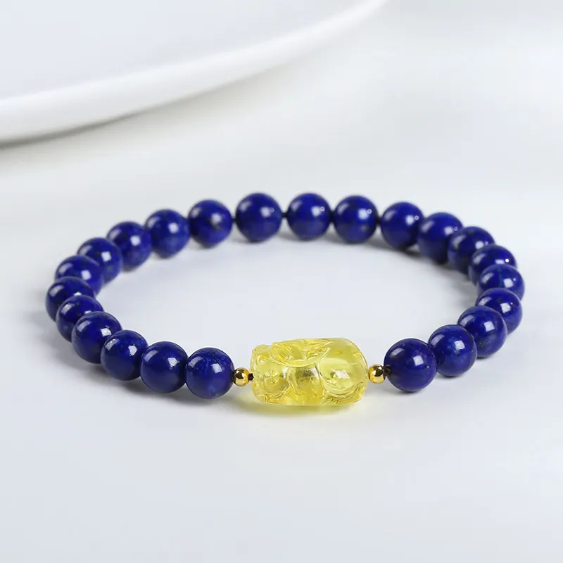 Phoenisess Lapis Lazuli Bracelets Unisex-4