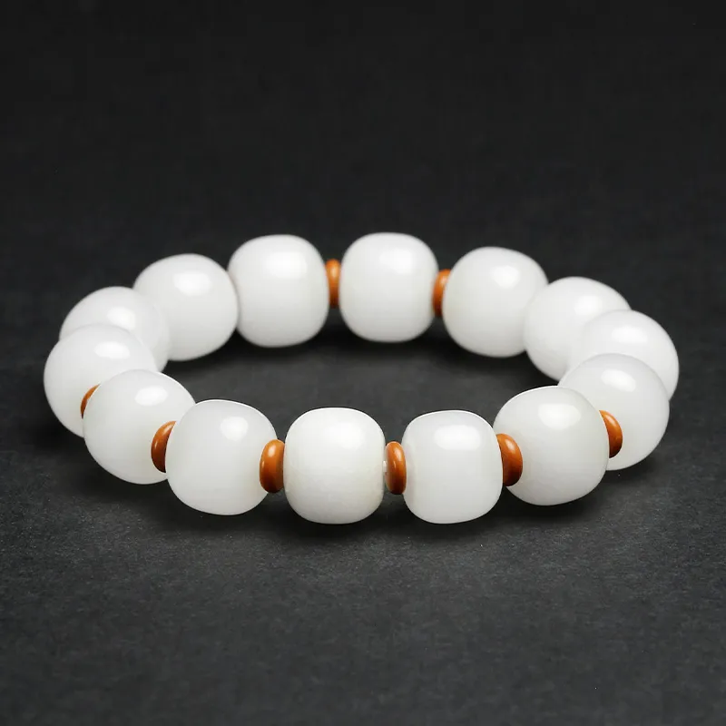 Phoenisess Golden Silk Jade Bracelets Men's-4