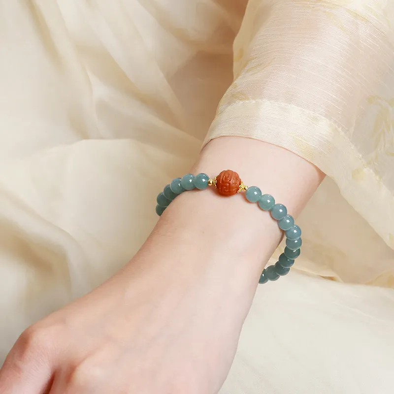 Phoenisess Glutinous Jade Bracelets Women's-6