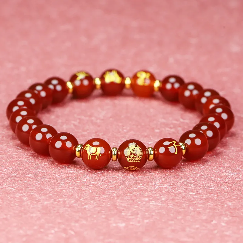 Phoenisess Agate Bracelets Unisex-9