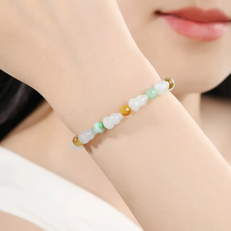Phoenisess Bean Type Jadeite Bracelets Women's-1