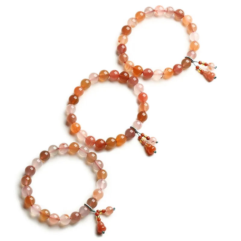Phoenisess Southern Red Agate Fine Jade Bracelets Unisex-2