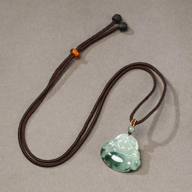 Phoenisess Glutinous Jade Necklaces Women's-17