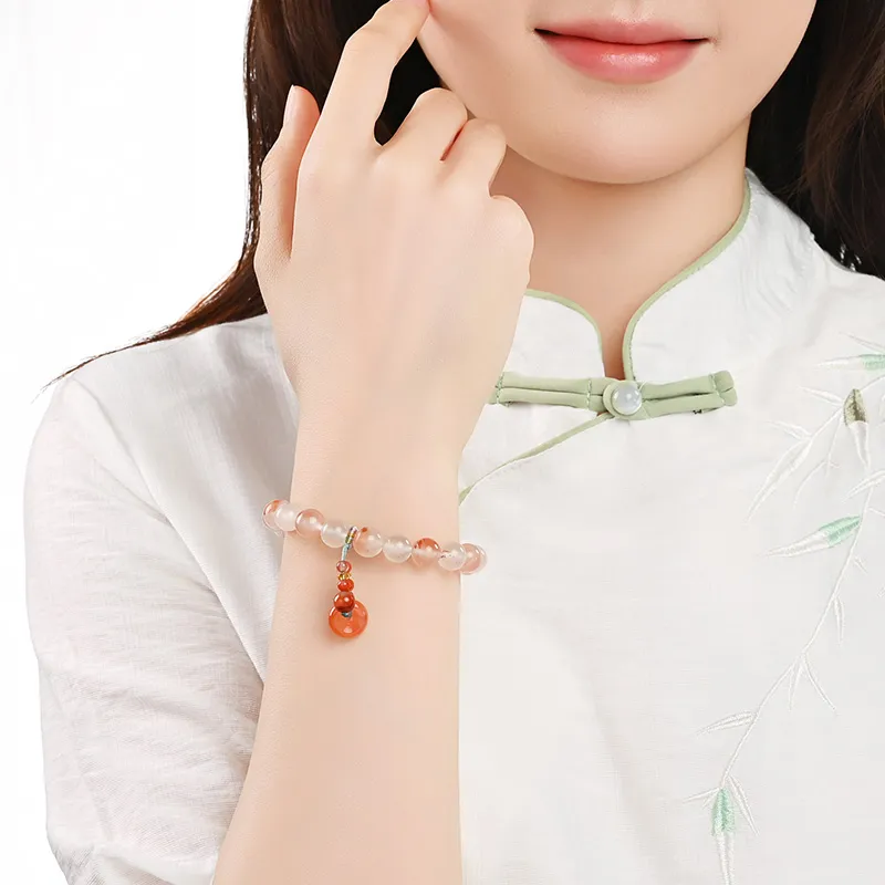 Phoenisess Southern Red Agate Bracelets Unisex-6