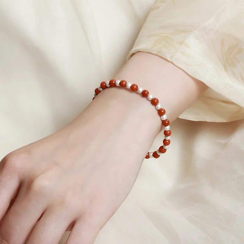 Phoenisess Southern Red Agate Bracelets Women's-5