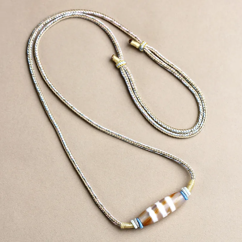 Phoenisess Agate Necklaces Unisex-5