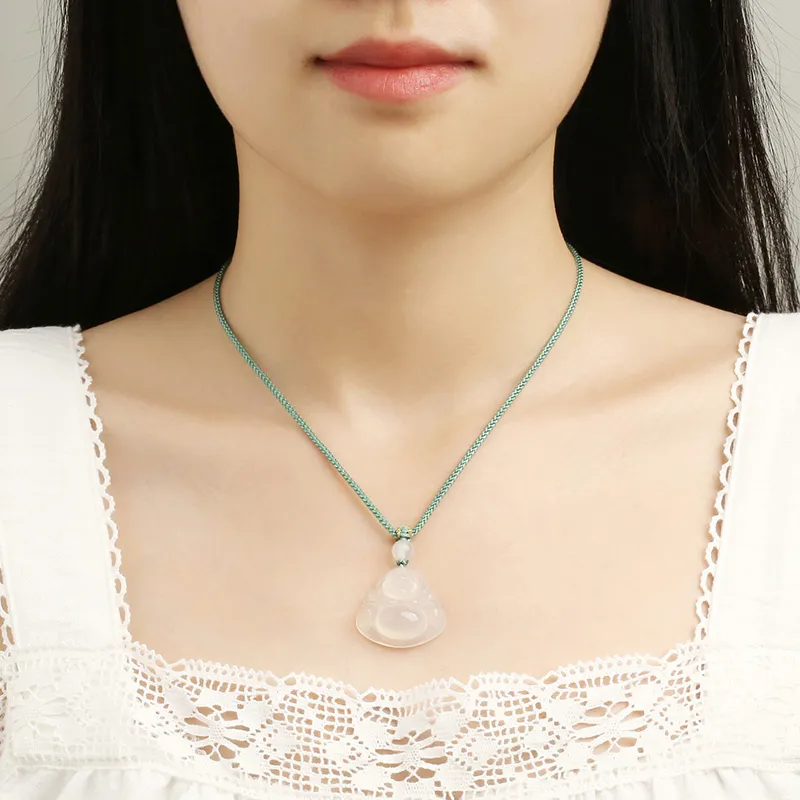 Phoenisess Chalcedony Necklaces Unisex-4