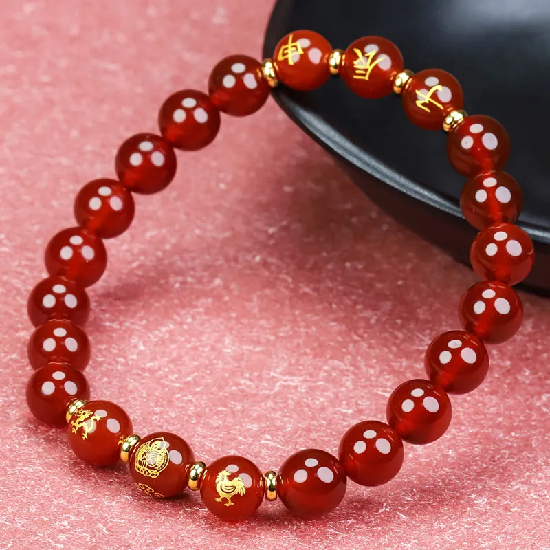 Phoenisess Agate Bracelets Unisex-32