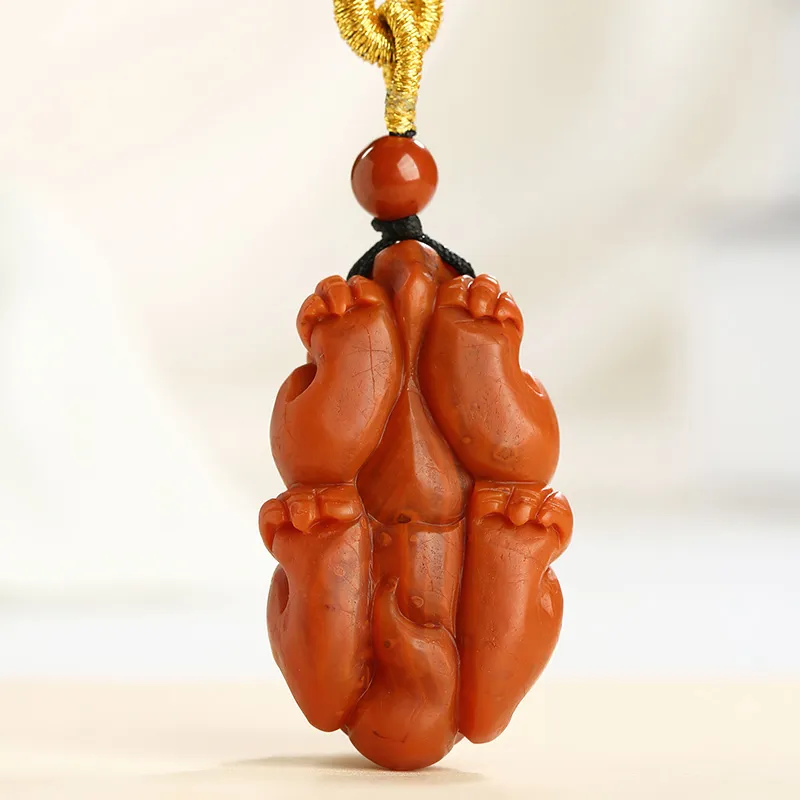 Phoenisess Southern Red Agate Necklaces Unisex-11