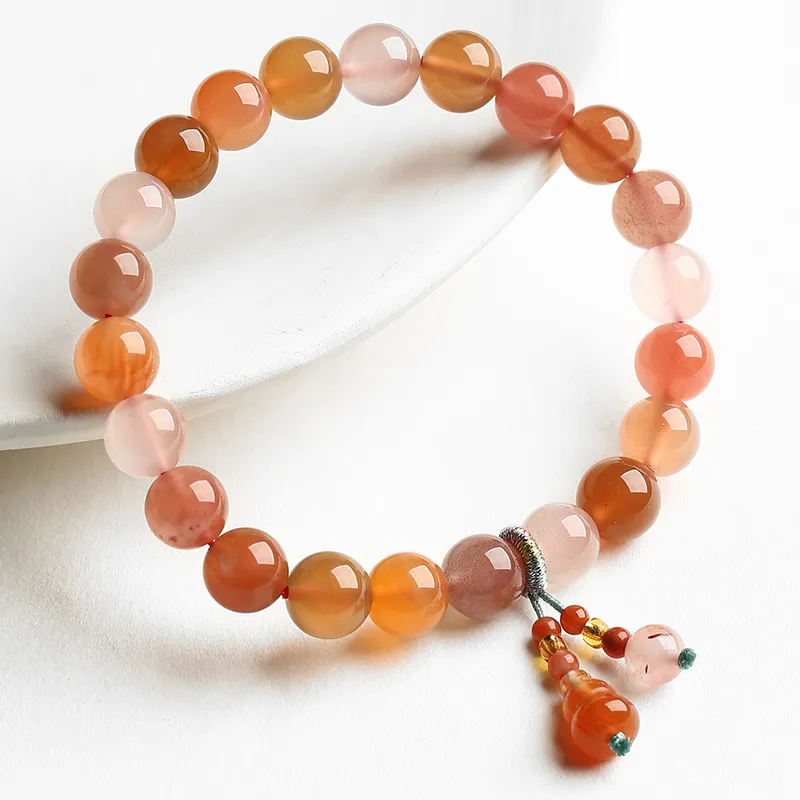 Phoenisess Southern Red Agate Fine Jade Bracelets Unisex-3