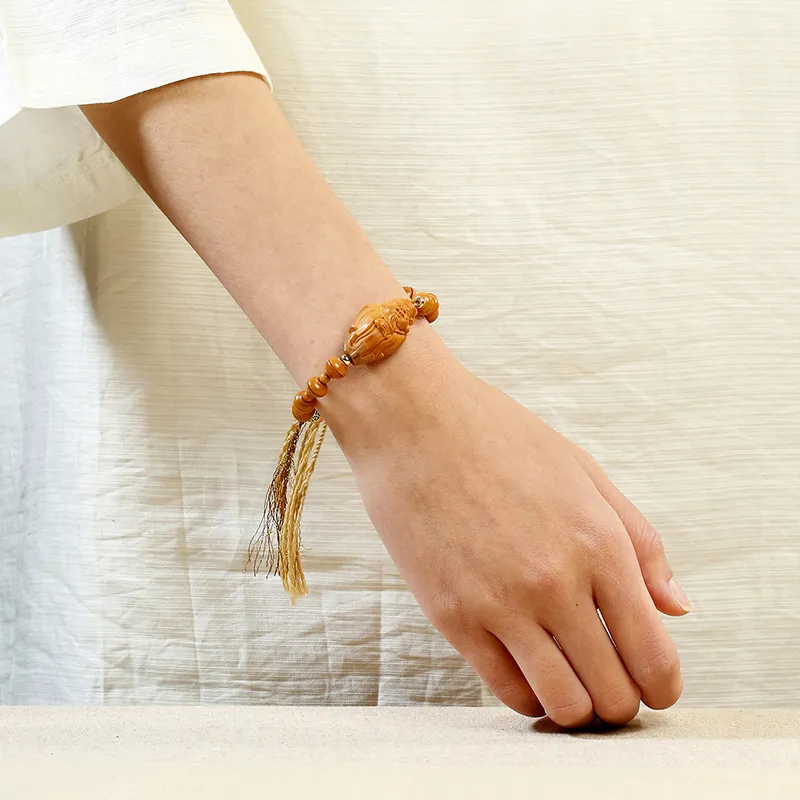 Phoenisess Olive Pit Bracelets Unisex-6