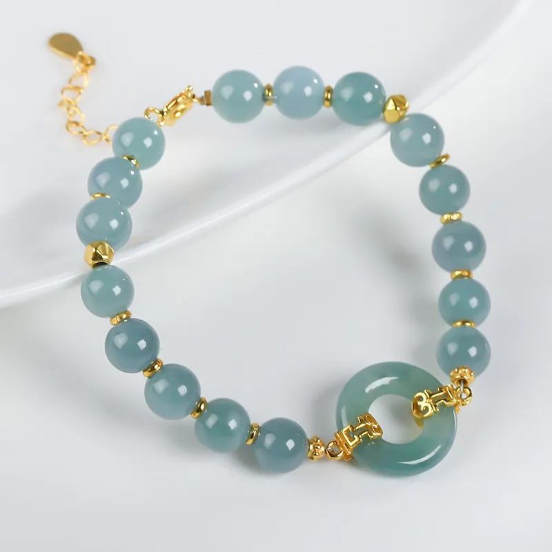 Phoenisess Glutinous Jade Bracelets Women's-2