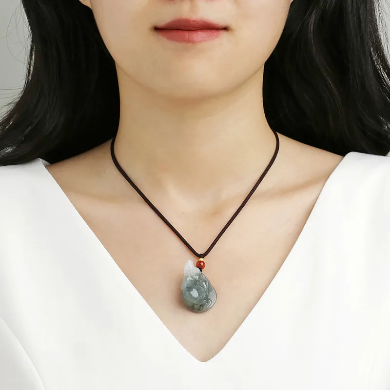 Phoenisess Necklaces Blue And White Unisex-6