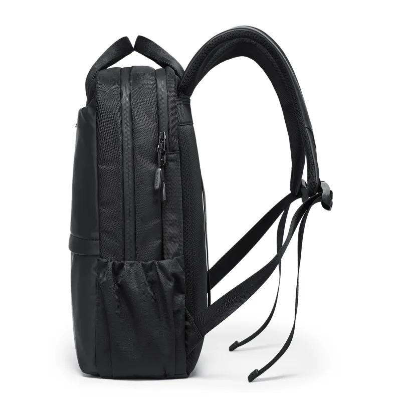 SEPTWOLVES Fabric Abrasion Resistant Water Repellent Large Capacity Backpack 16 Inch Laptop Bag QPL Men's Black-4