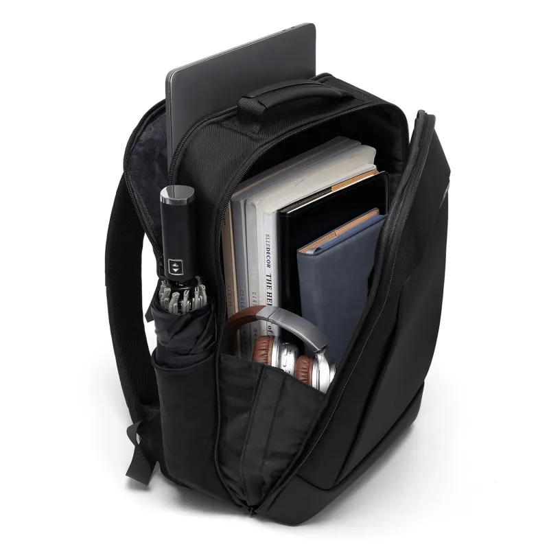 SEPTWOLVES Fabric High University Student Backpack Laptop Bag Backpack QPL Regular Unisex Gunmetal-4