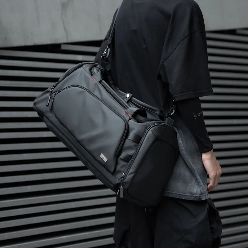 SEPTWOLVES Koudoula Fabric Business Backpack Travel Bag Backpack QPL Regular Unisex Black-3