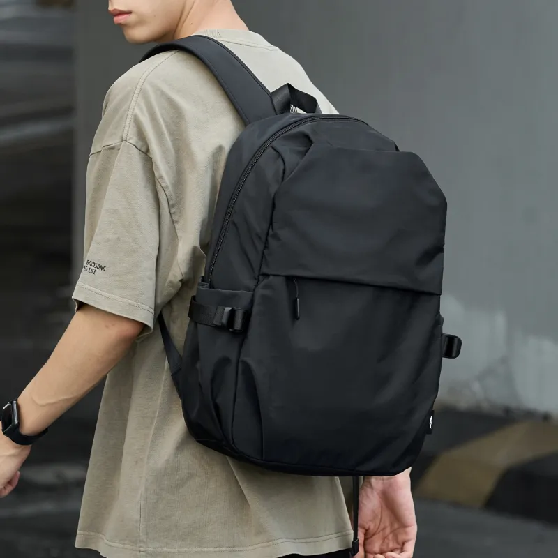 SEPTWOLVES Fabric QPL Student Backpack Laptop Bag Backpack Regular Unisex Black-8