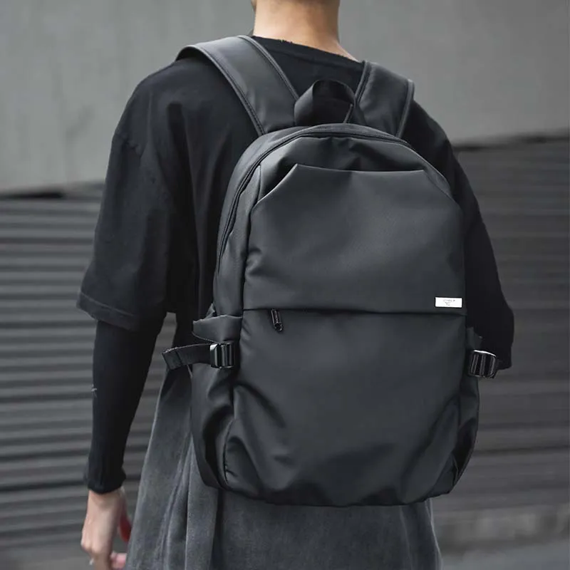 SEPTWOLVES Fabric QPL Student Backpack Laptop Bag Backpack Regular Unisex Black-3