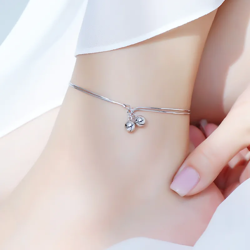 Fu Ru Ji S925 Silver Anklets Women's-6