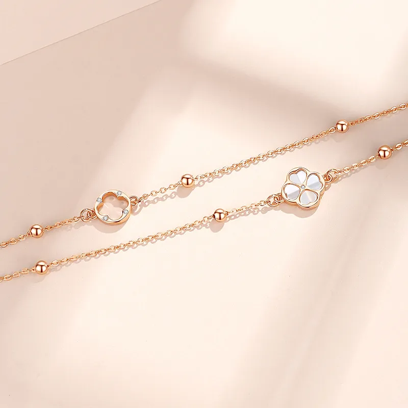 Fu Ru Ji 925 Sterling Silver Anklets Women's-3