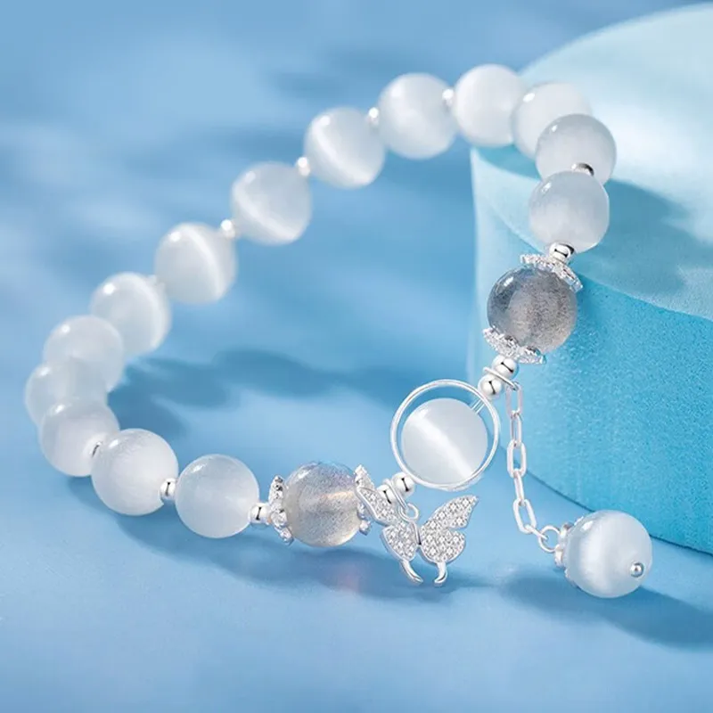 Fu Ru Ji Glass Cat Eye Bracelets Women's-3