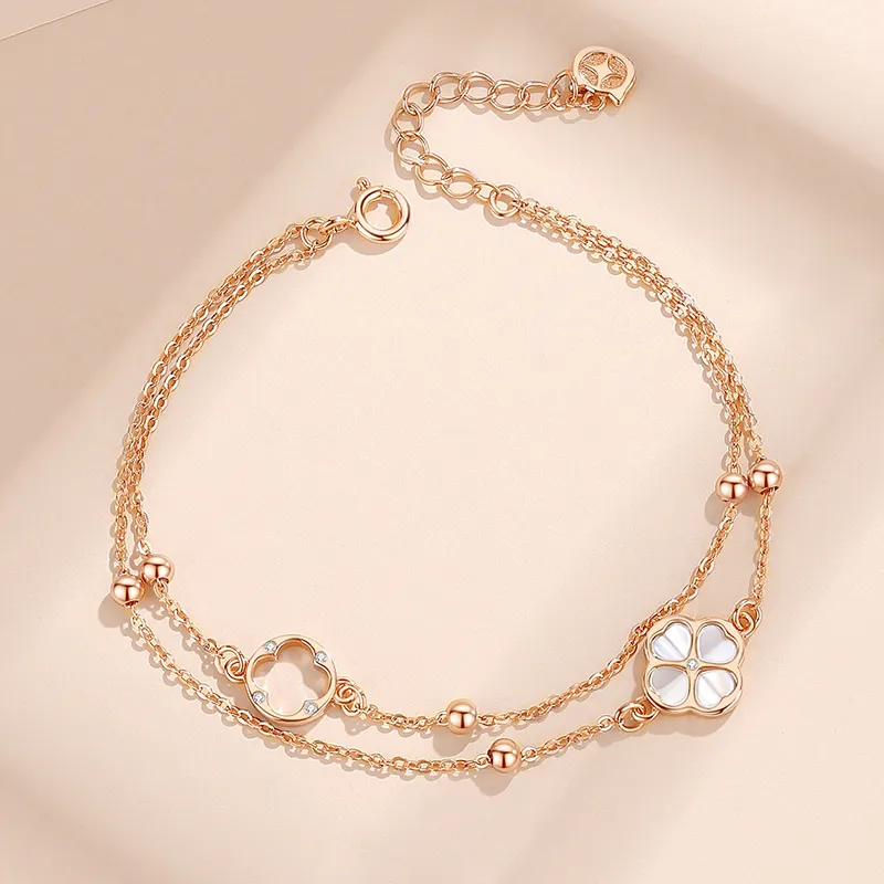 Fu Ru Ji 925 Sterling Silver Anklets Women's-1