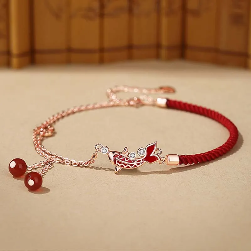 Fu Ru Ji S925 Silver Anklets Women's-1