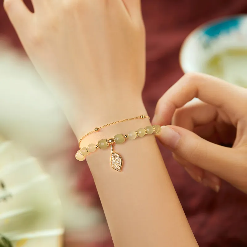 Fu Ru Ji Hetian Jade Bracelets White Jade/Pale Greenish White Jade Women's-4