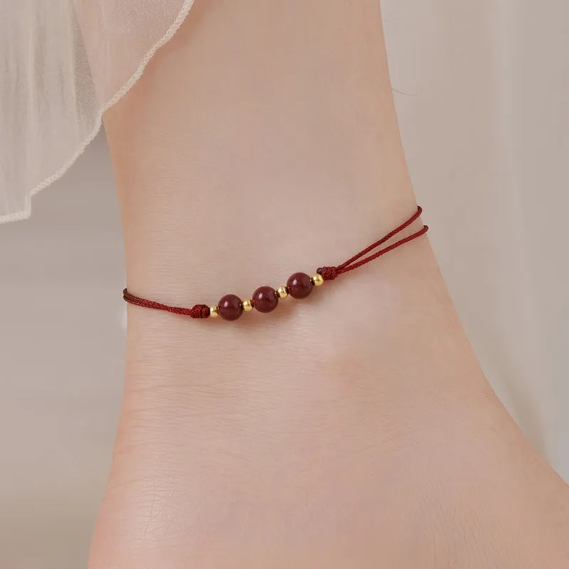 Fu Ru Ji S925 Silver Anklets Women's-6