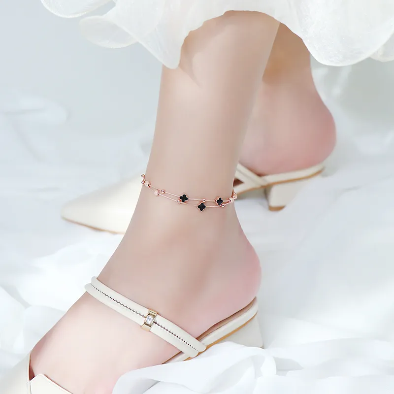 Fu Ru Ji S925 Silver Anklets Women's-4