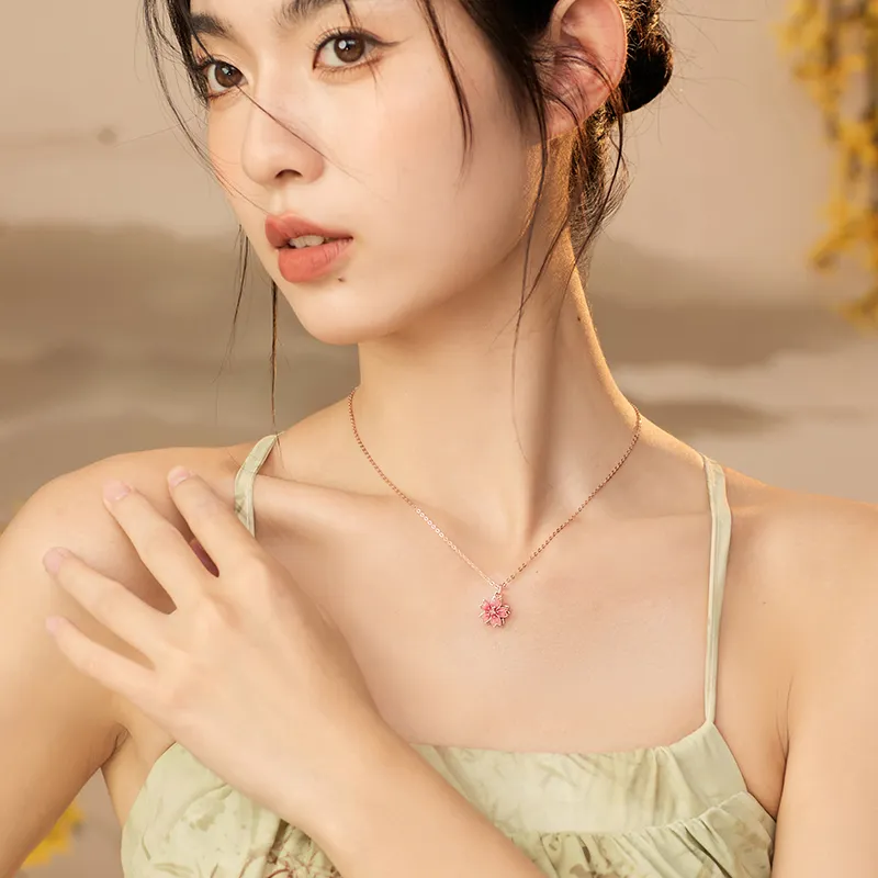 Fu Ru Ji 925 Sterling Silver Necklaces Women's-4