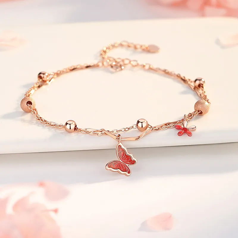 Fu Ru Ji 925 Sterling Silver Anklets Women's-1